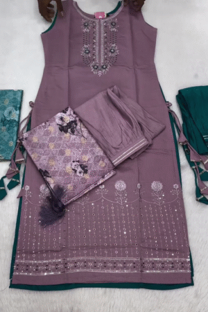 Embroidery Un Stitched Salwar Set